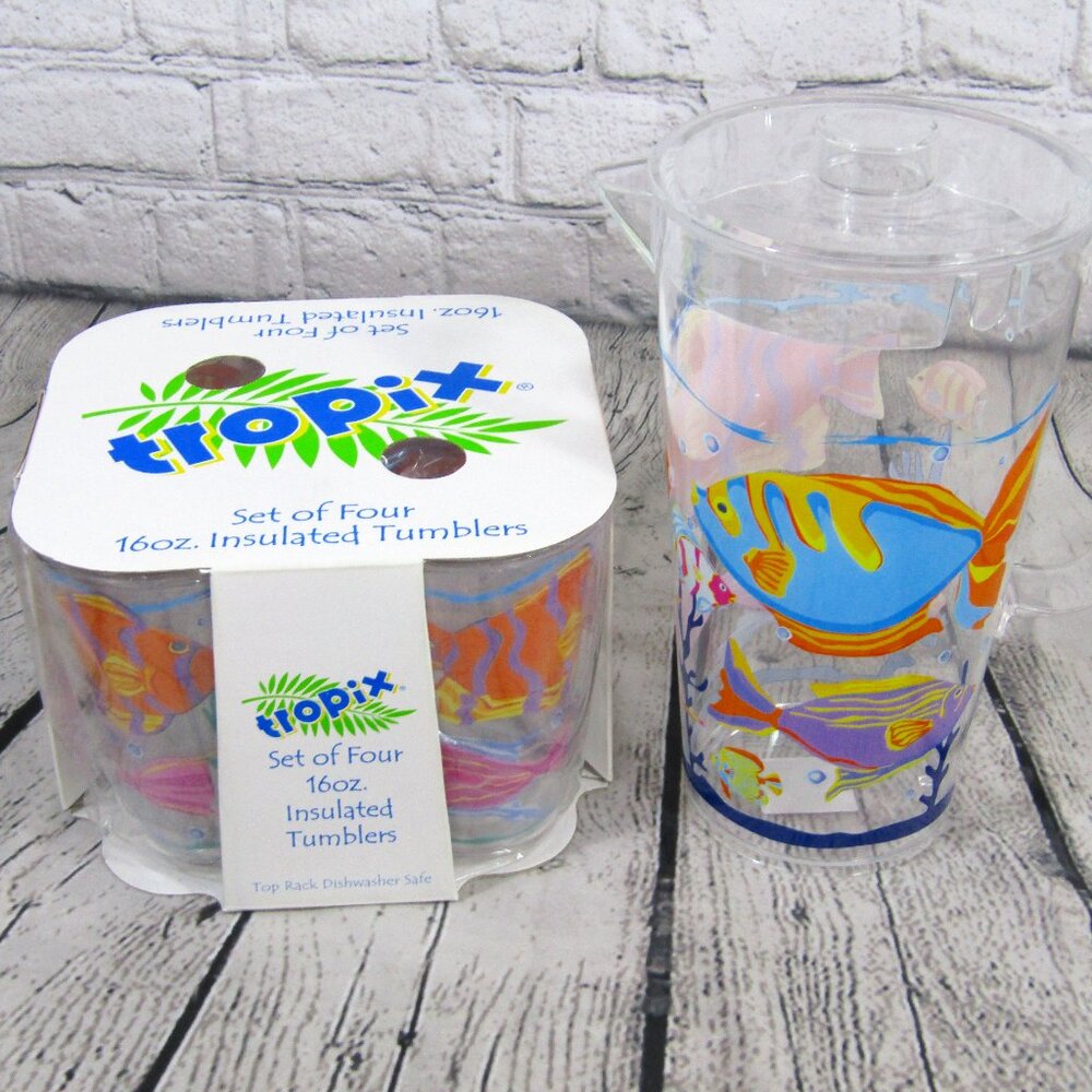 Tropix Drinkwear Pitcher & Tumblers Set